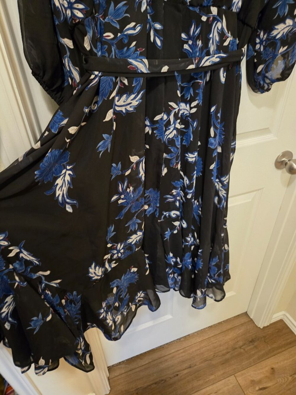 Lane Bryant black and blue dress size 22 new with tags - Picture 15 of 15